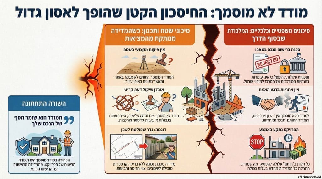 מודד לא מוסמך – החיסכון הקטן עולה ביוקר | לשכת המודדים